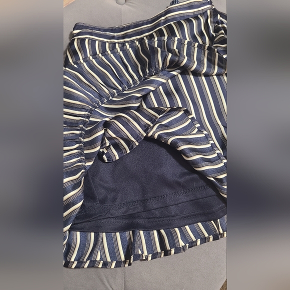 Dolls Kill stripe satin skirt - Picture 3 of 3